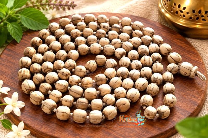 Big 108 Tulsi Beads Fine Quality Chanting Mala