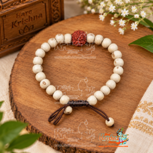 Rudraksha tulsi adjustable tulsi bead bracelet